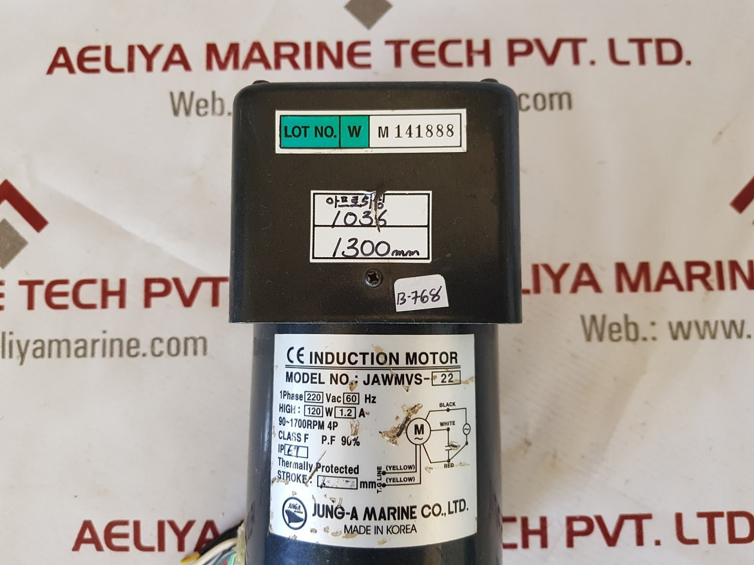 jung a marine jawmvs-22 induction motor