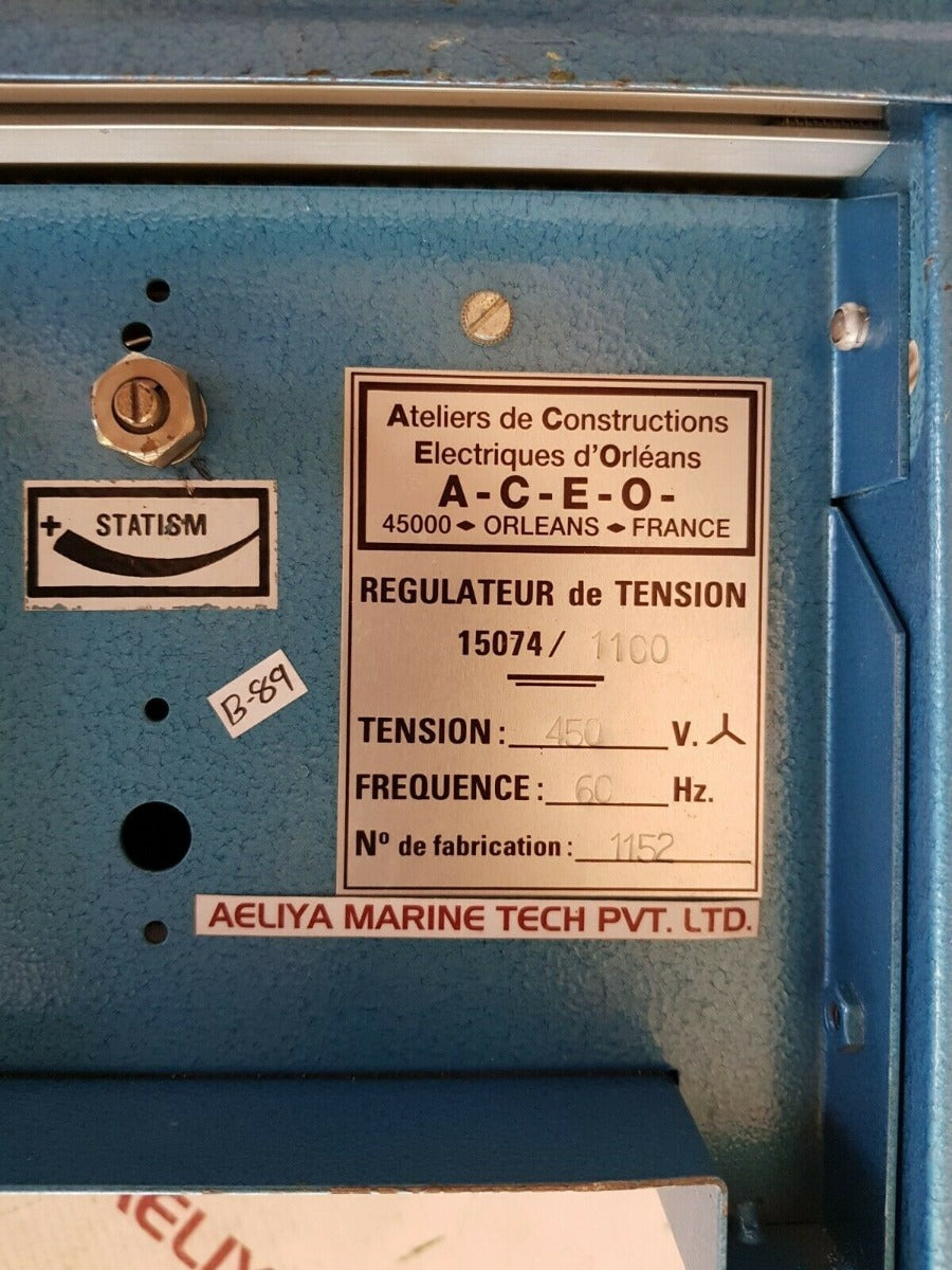 A-c-e-o 15074/1100 voltage regulateur de tension