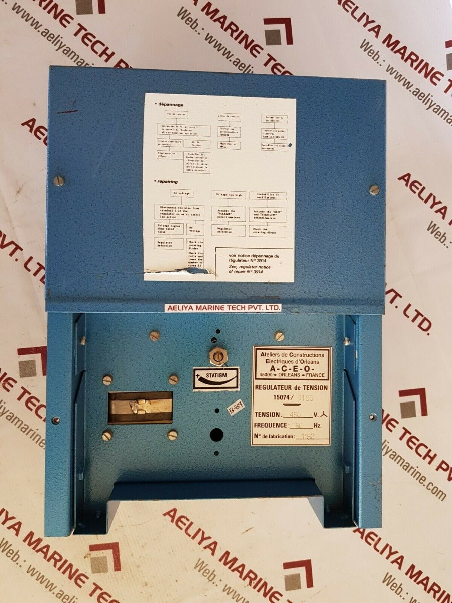 A-c-e-o 15074/1100 voltage regulateur de tension