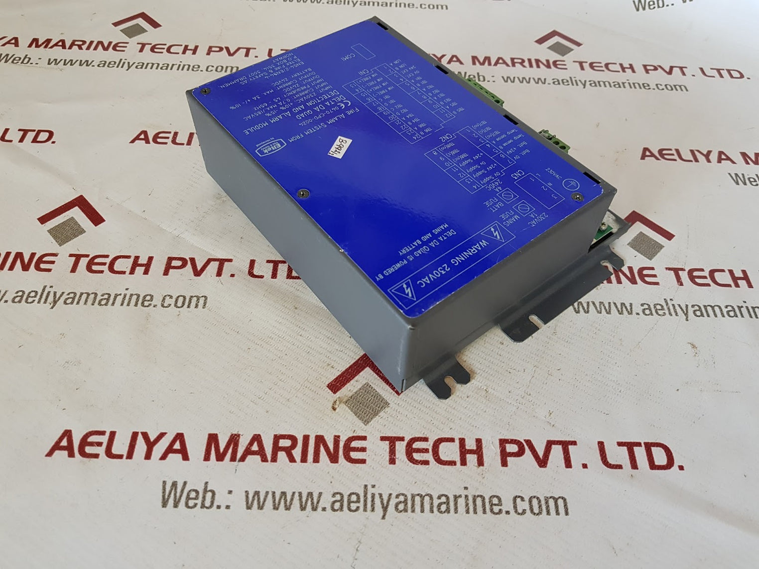 Eltek fire & safety 251800.21 delta da quad marine m/ebus panel