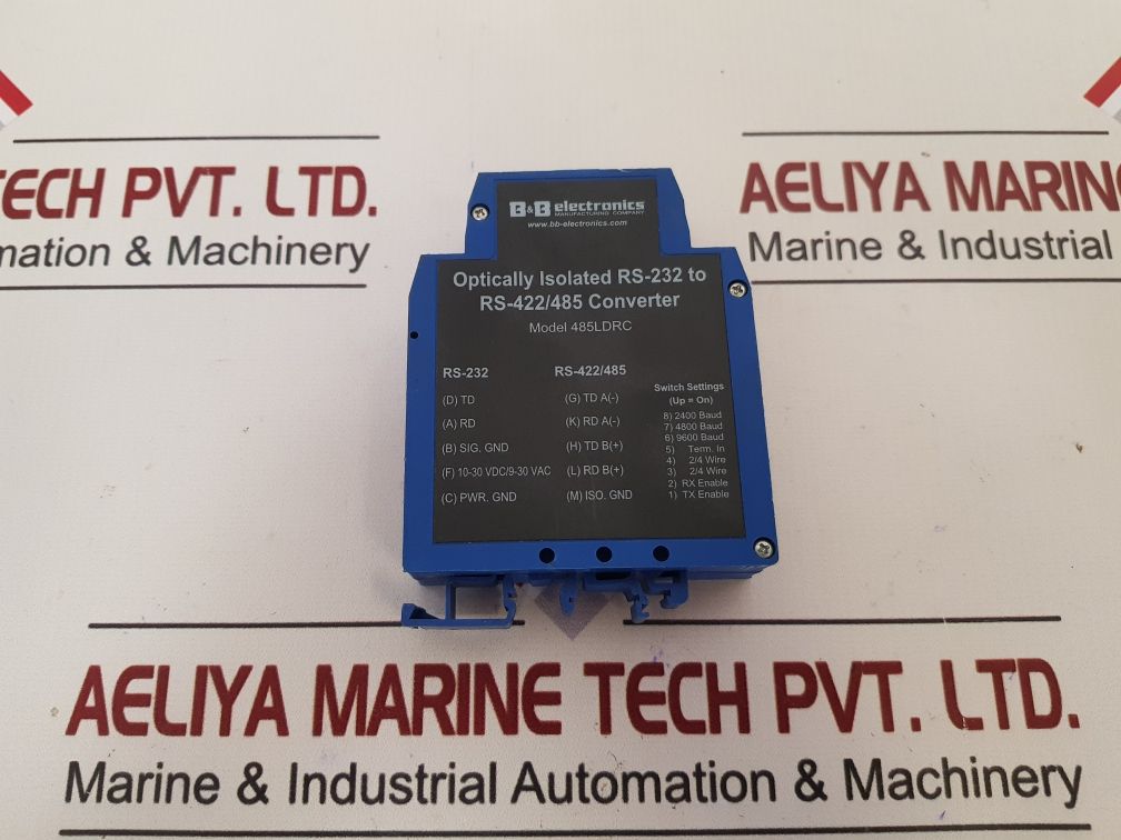 B&B Electronics 485Ldrc Optically Isolated Rs-232 To Rs-422/485 Converter