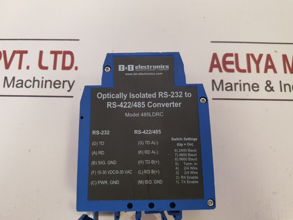 B&B Electronics 485Ldrc Optically Isolated Rs-232 To Rs-422/485 Converter