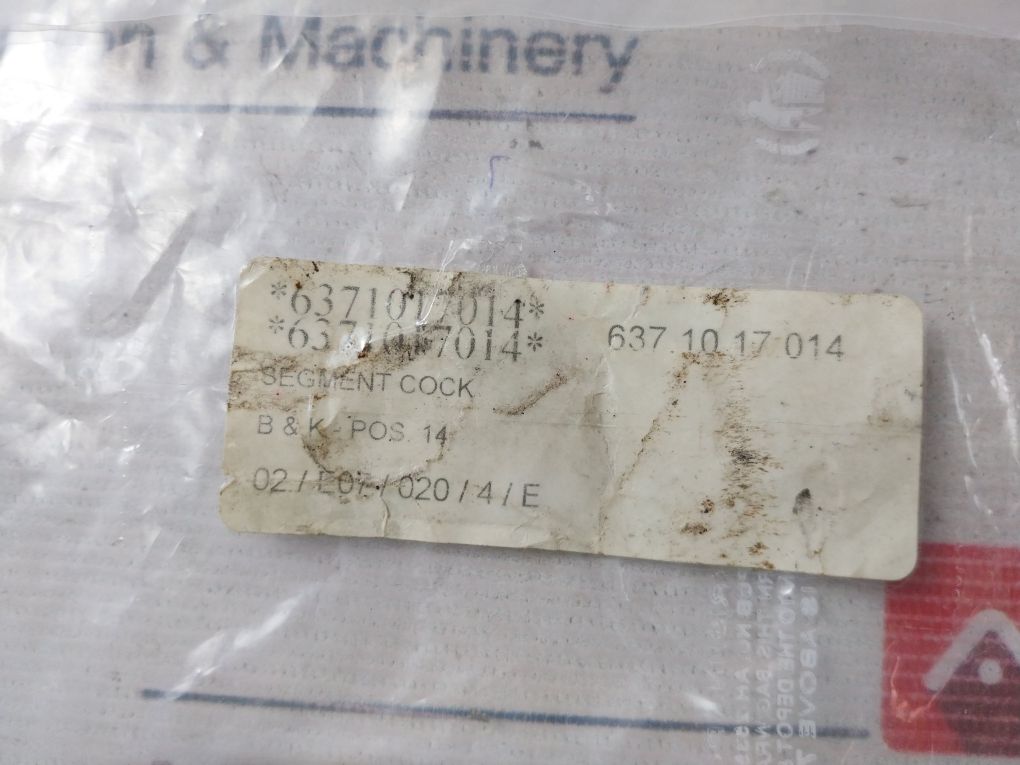 B&K Gjs-400-15 Segment Cock