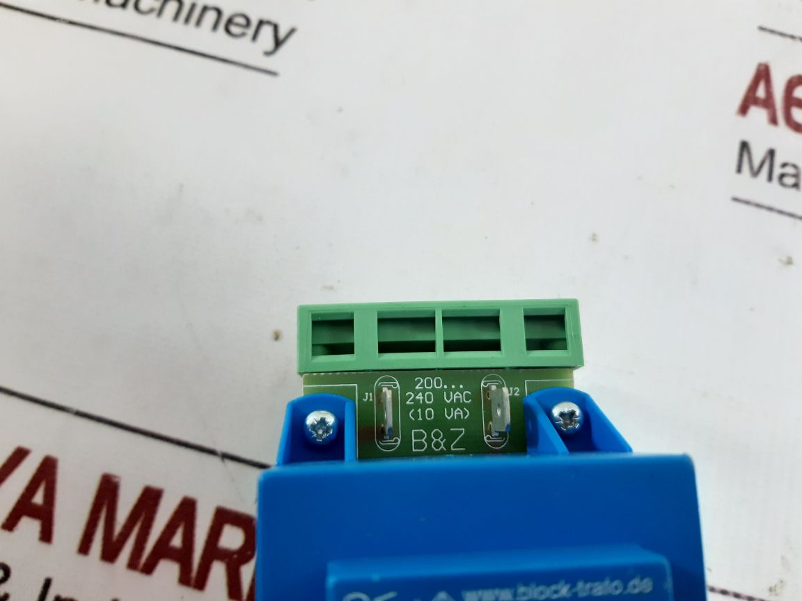 B&Z 12Vdc 10Va Rev. 1.0 Relay Card 200...240 Vac