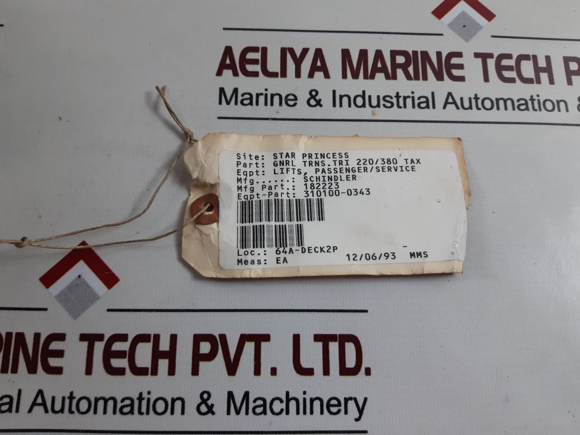 Bachli Dse 380 Transformer 50/60 Hz
