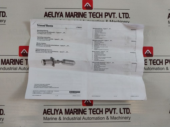 Bachofen P 01 041 Trimod Besta Level Switch