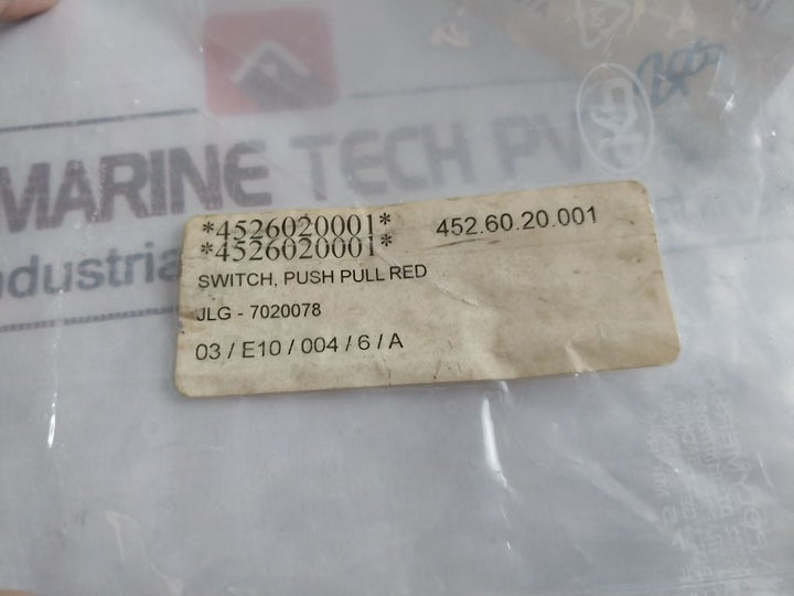 Baco 33E11 Red Push Pull Switch 10A 690V Ac
