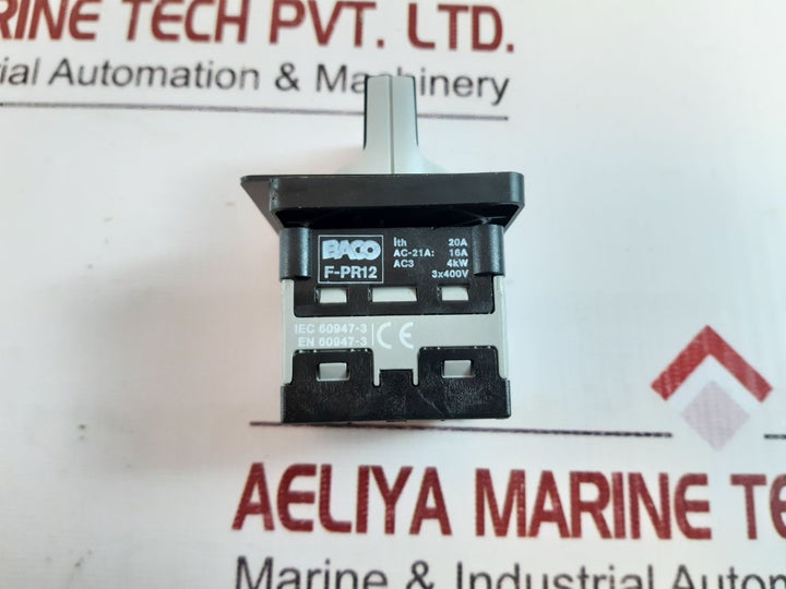 Baco f-pr12 rotary/cam switch