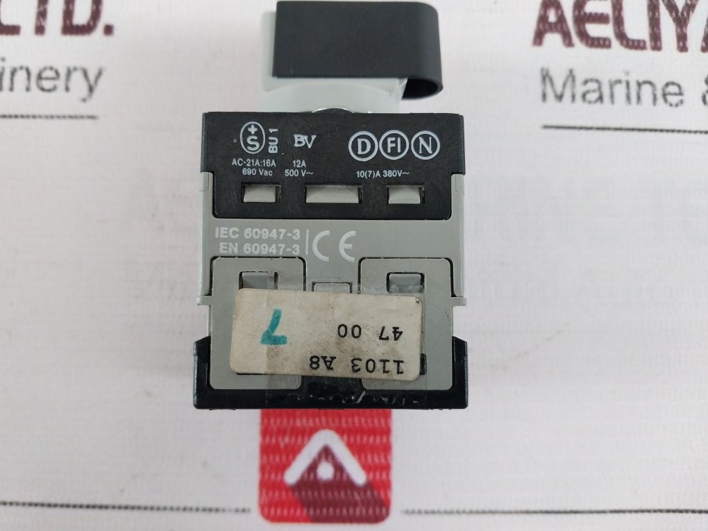 Baco Pr12 Rotary/Cam Switch 690 Vac 12A