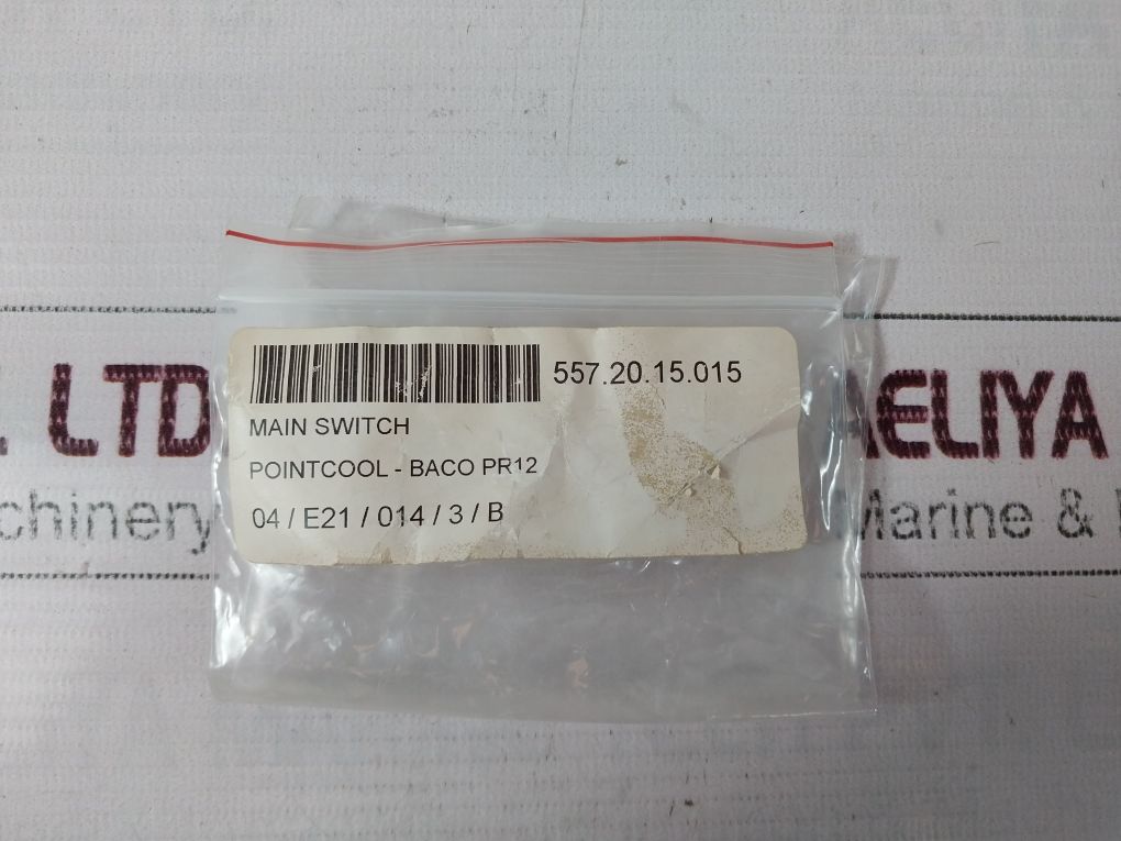 Baco Pr12 Main Cam Switch 557.20.15.015, 660 Vac 16A