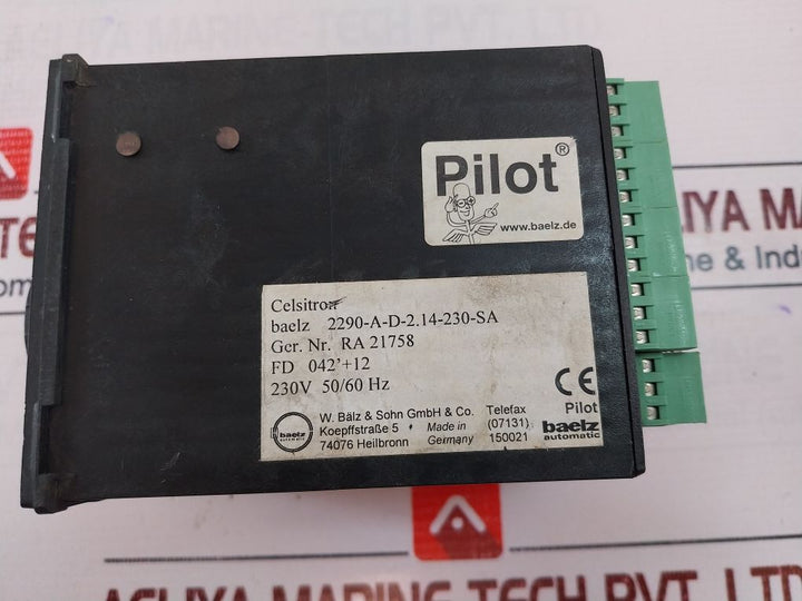 Baelz Automatic Wbs 2290 Temperature Controller 0-120 °C