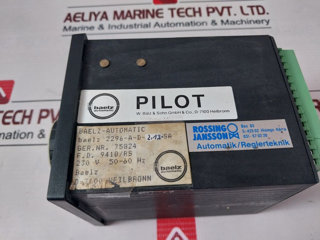 Baelz Wbs 2296 Temperature Controller 