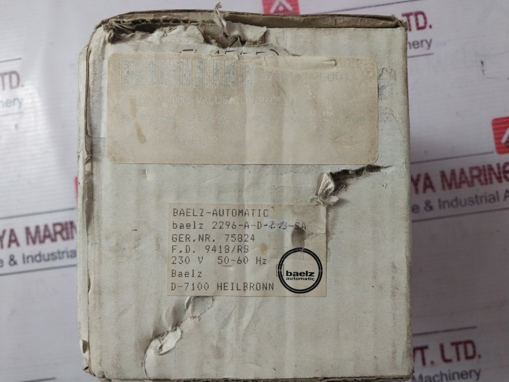 Baelz Wbs 2296 Temperature Controller 