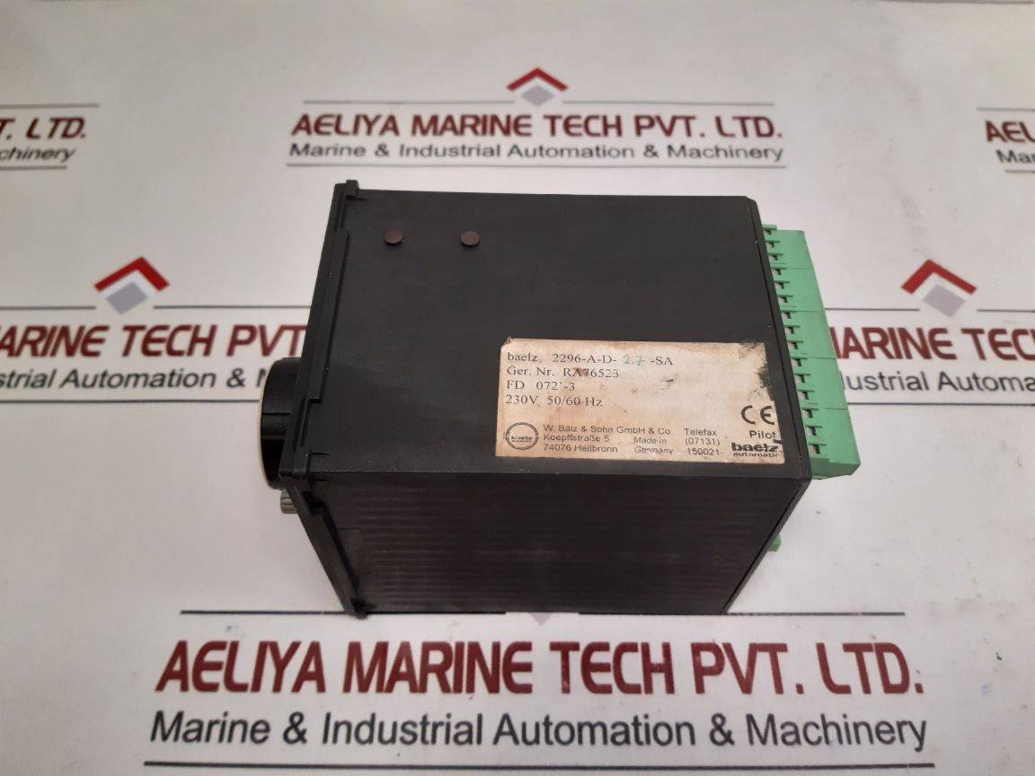 Baelz Wbs 2296 Temperature Controller 230V 50/60 Hz