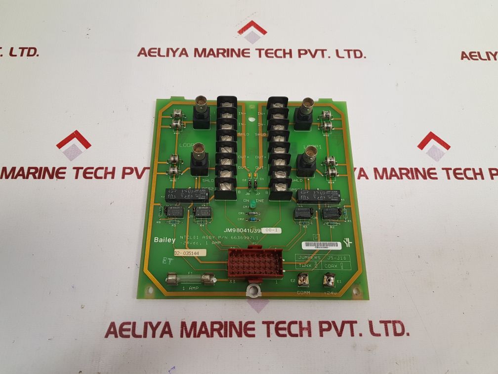 Bailey 6636997L1 Communication Link Termination Unit Pcb Card
