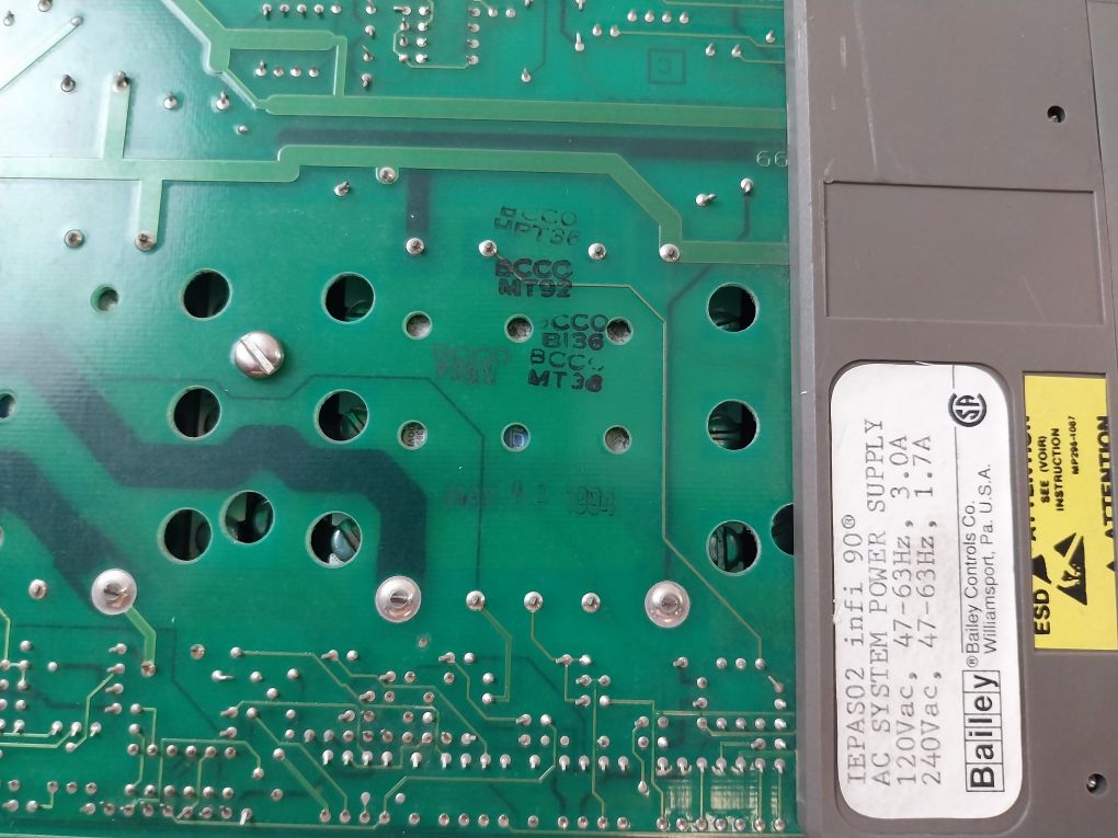 Bailey Iepas02 Ac System Power Supply 210-375Vdc