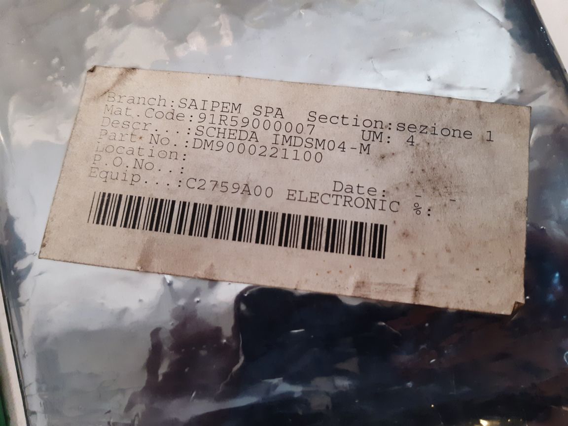 Bailey Imdsm04 Pulse Input Module