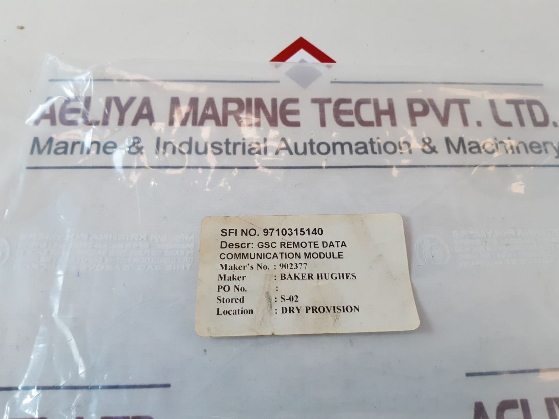 Baker Hughes 902377 Gsc Remote Data Communication Module