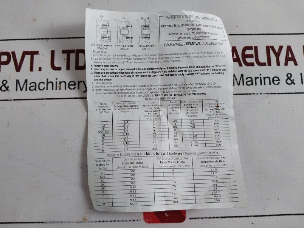 Dodge Fx 2-3/16 Bushing Set