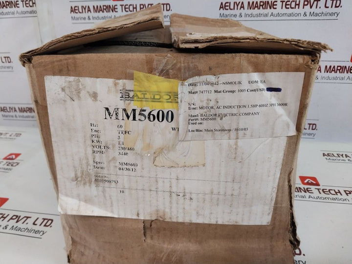 Baldor Mm5600 Iec Three Phase Ac Motor