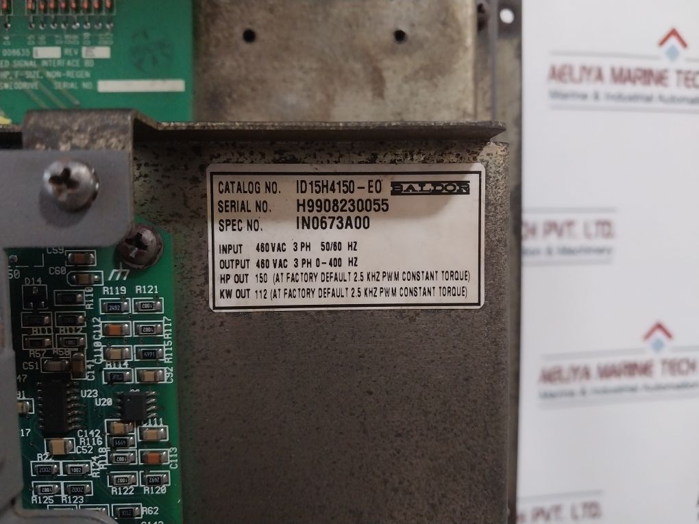 Baldor Sweodrive Id5H4150-e0 Adjustable Speed Drive