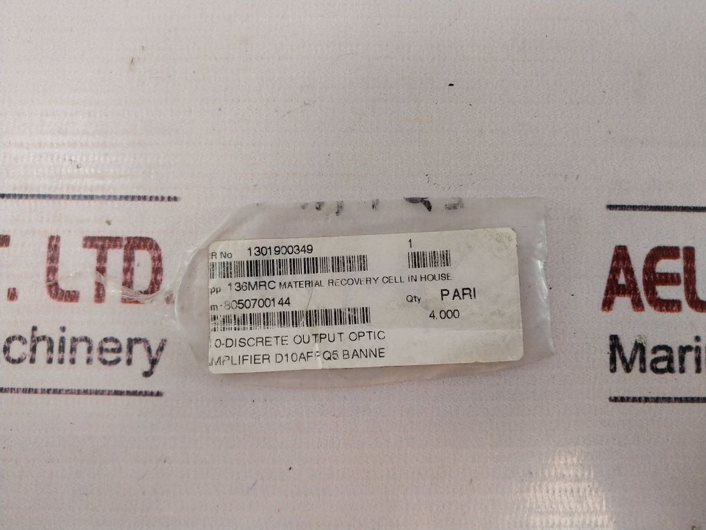 Banner D10Afpq5 Fiber Optic Amplifier