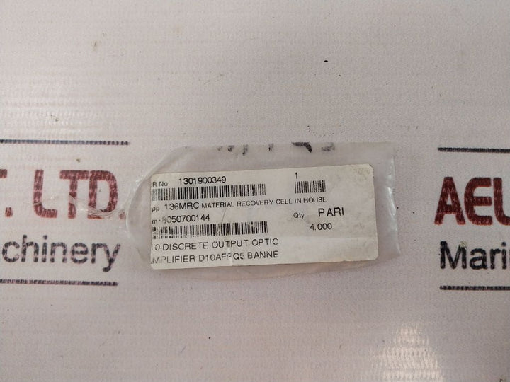 Banner D10Afpq5 Fiber Optic Amplifier