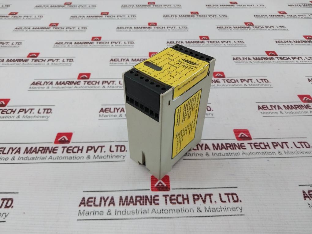 Banner Engineering At-am-2A Machine Safety Relay 115Vac
