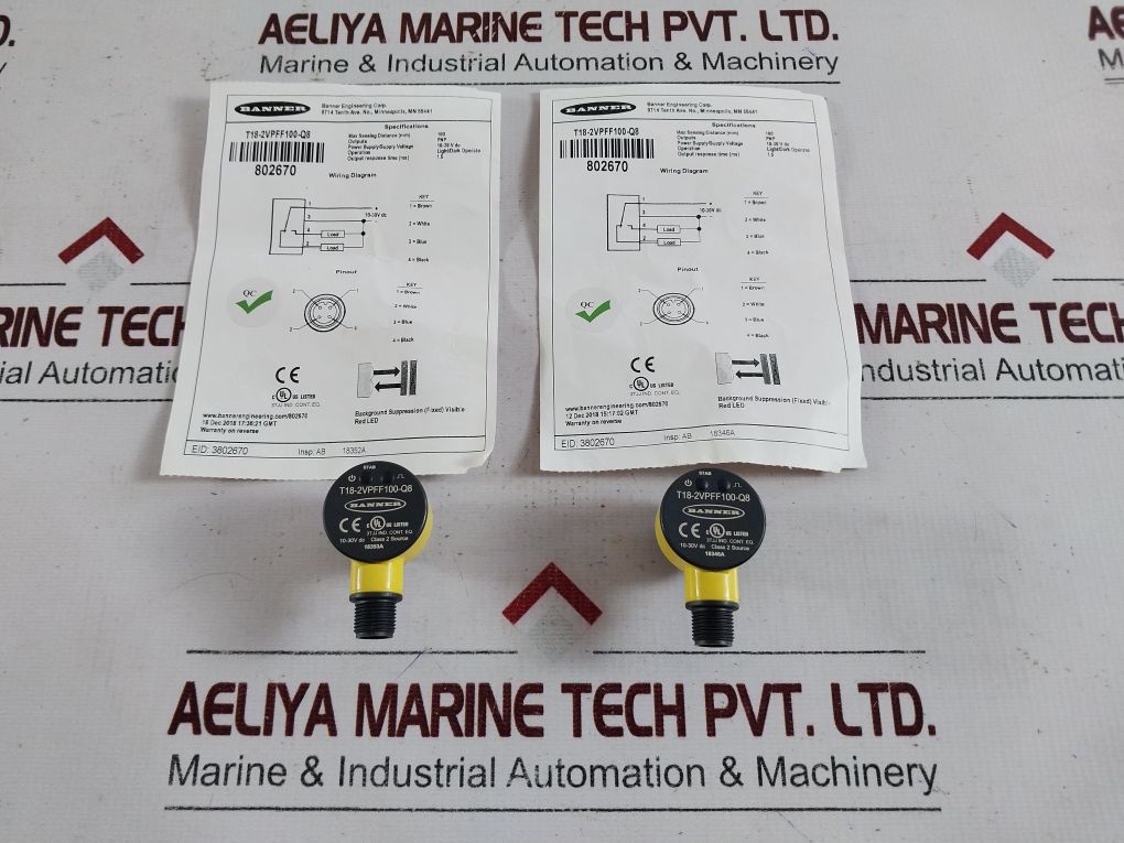 Banner T18-2Vpff100-q8
