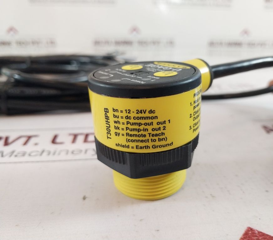 Banner T30Uhpb Pump Control Ultrasonic Sensor