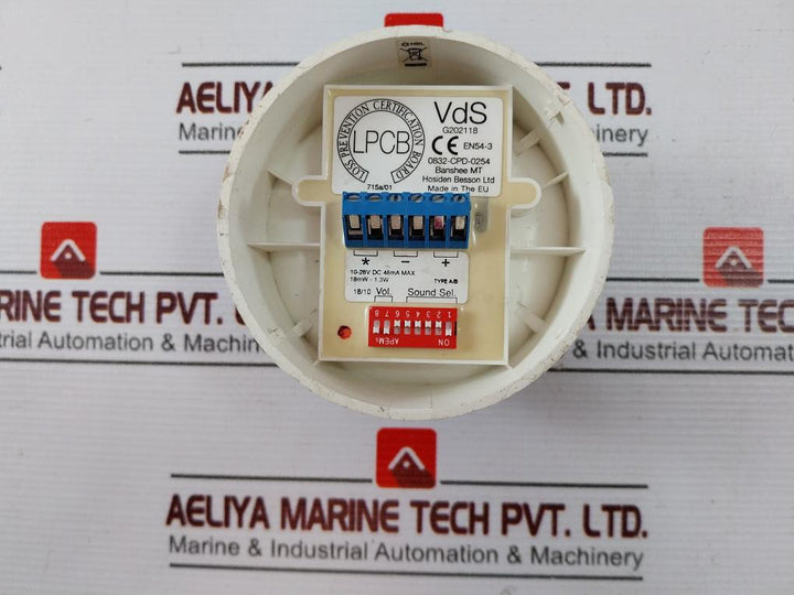 Banshee Vds G202118 Fire Alarm 10 – 28V Dc