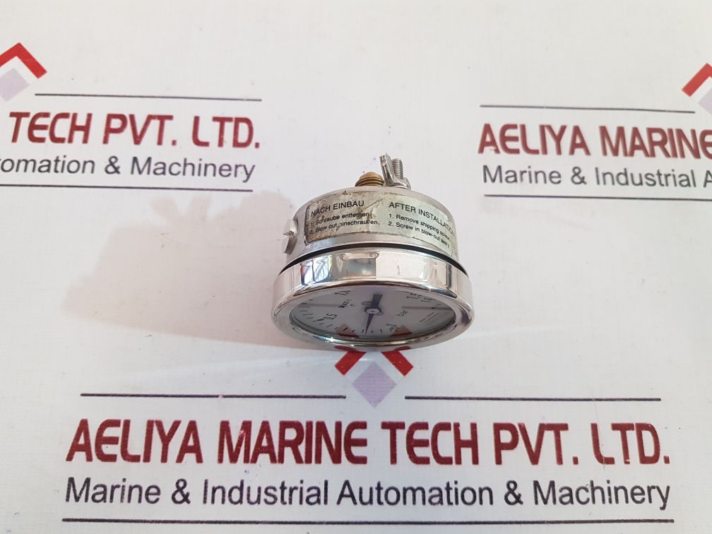 Barby + Kuhner 0 To 1.6 Bar Gauge