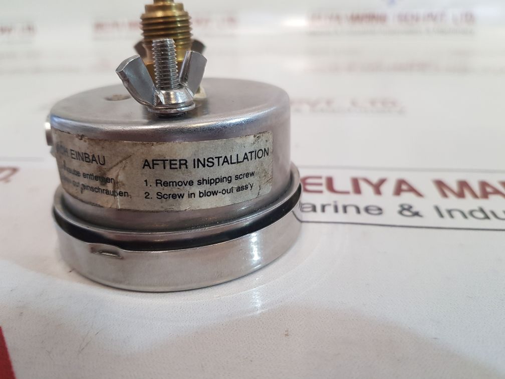 Barby + Kuhner 0 To 1.6 Bar Gauge