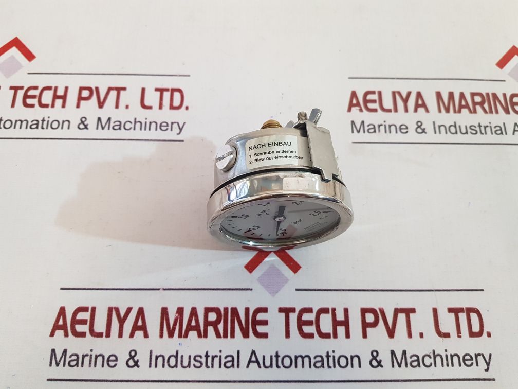 Barby+Kuhner 0 To 2.5 Bar Pressure Gauge