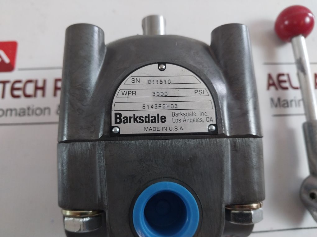 Barksdale 6143R3Ho3 Directional Control Valve