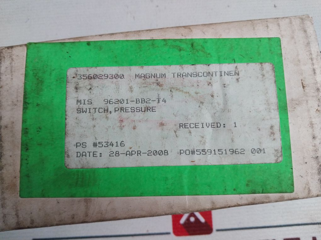 Barksdale 96201-bb2-t4 Pressure Switch