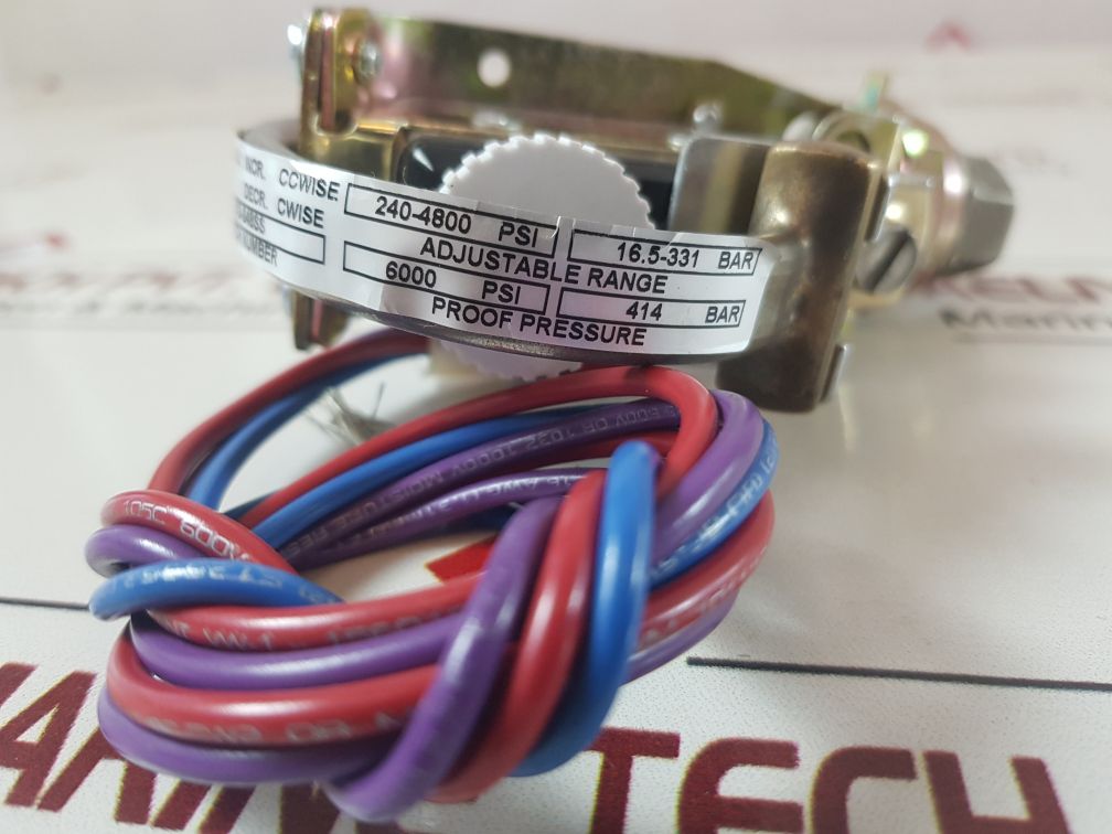 Barksdale B1S-s48Ss Pressure Switch 240-4800 Psi
