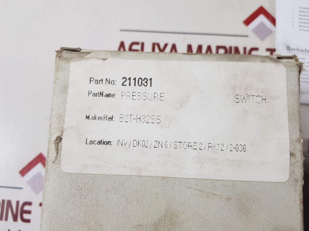 Barksdale B2T-h32Ss Pressure Switch