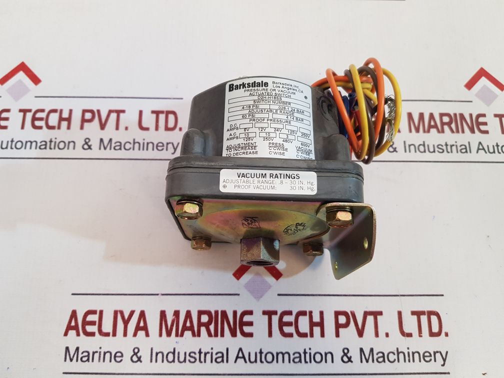 Barksdale D2H-h18Ss Actuated Switch
