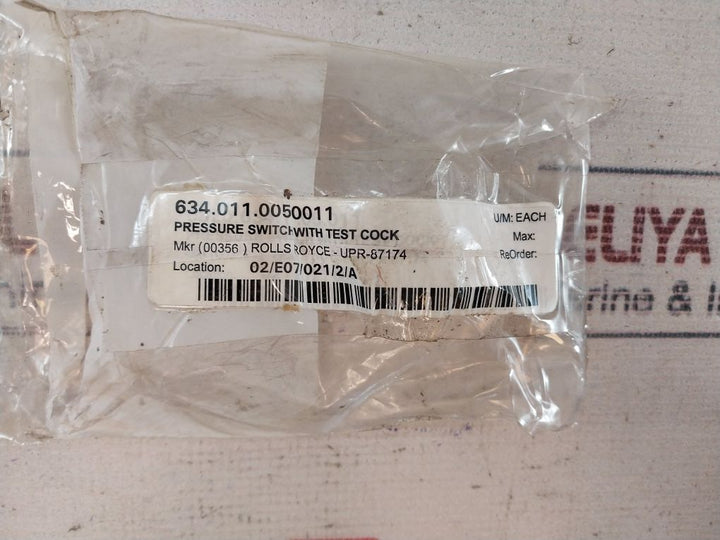 Barksdale P1H-b340-lv Pressure Switch