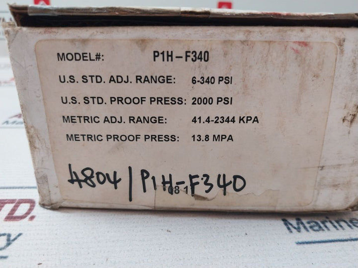 Barksdale P1H-f340 Pressure Switch 2000 Psi