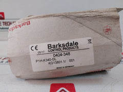 Barksdale P1H-k340-gl Pressure Switch With Test Cock 137 Bar