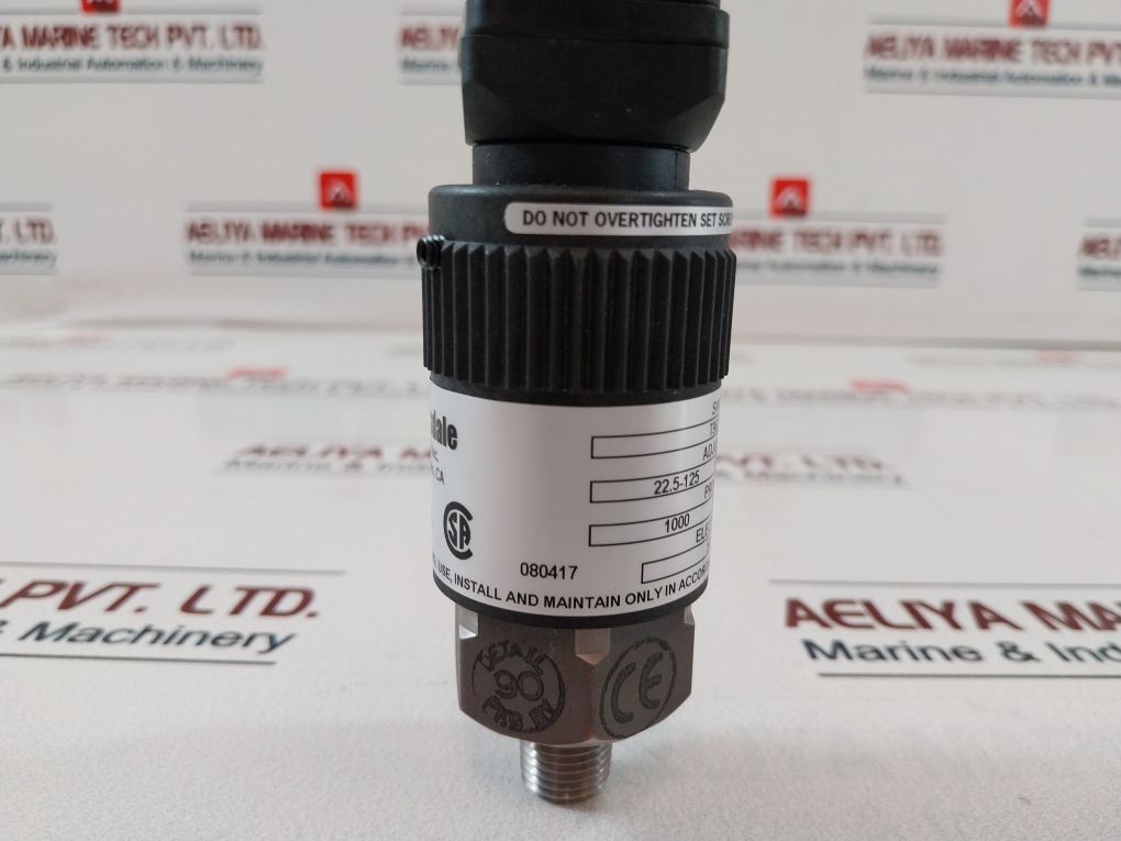 Barksdale T96211-bb4Ss-t2 Pressure Switch 22.5-125 Psi