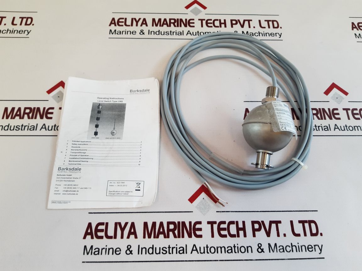 Barksdale Uns-va14-k3-va521(2) Level Switch 0111-483