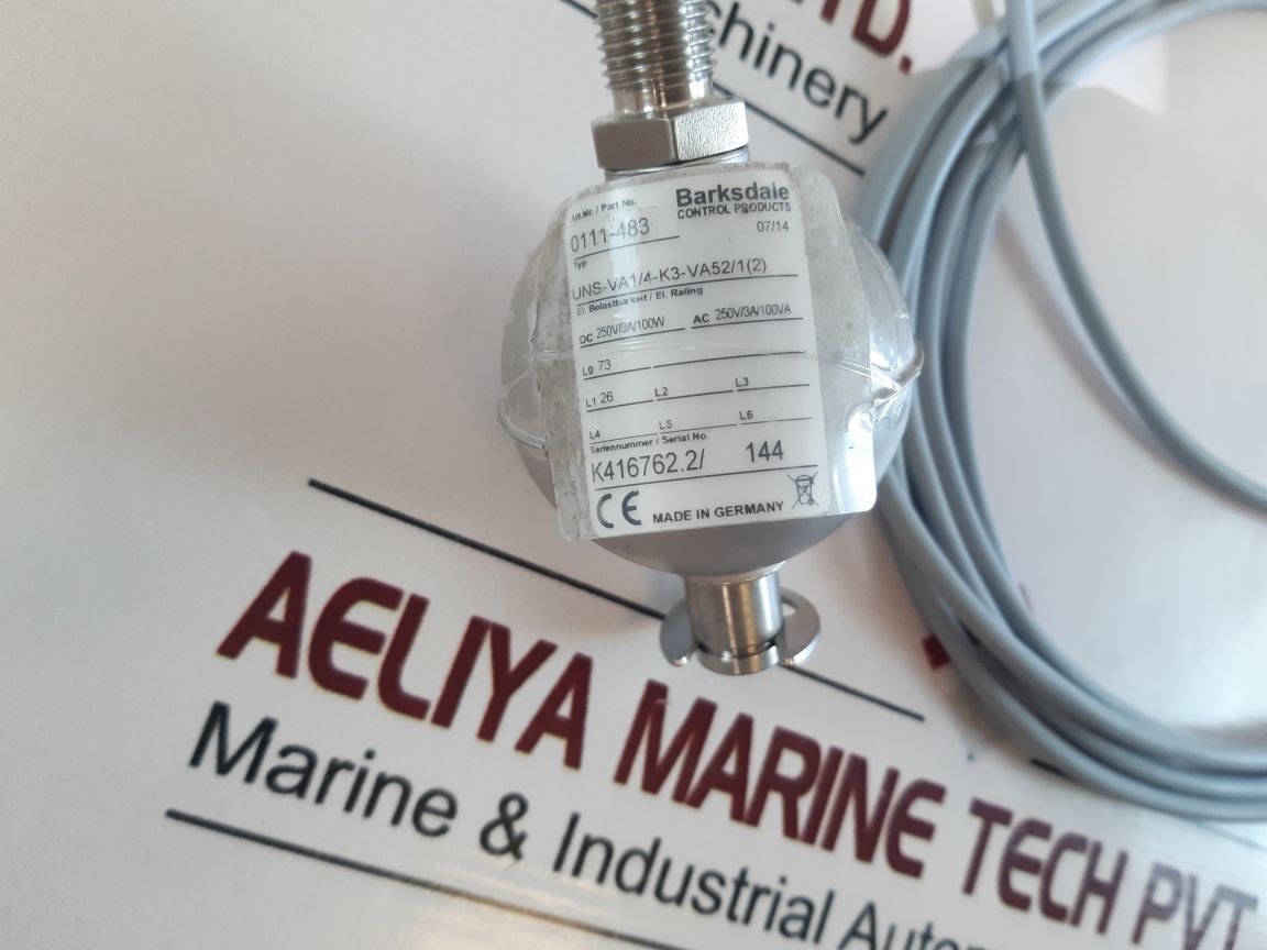 Barksdale Uns-va14-k3-va521(2) Level Switch 0111-483