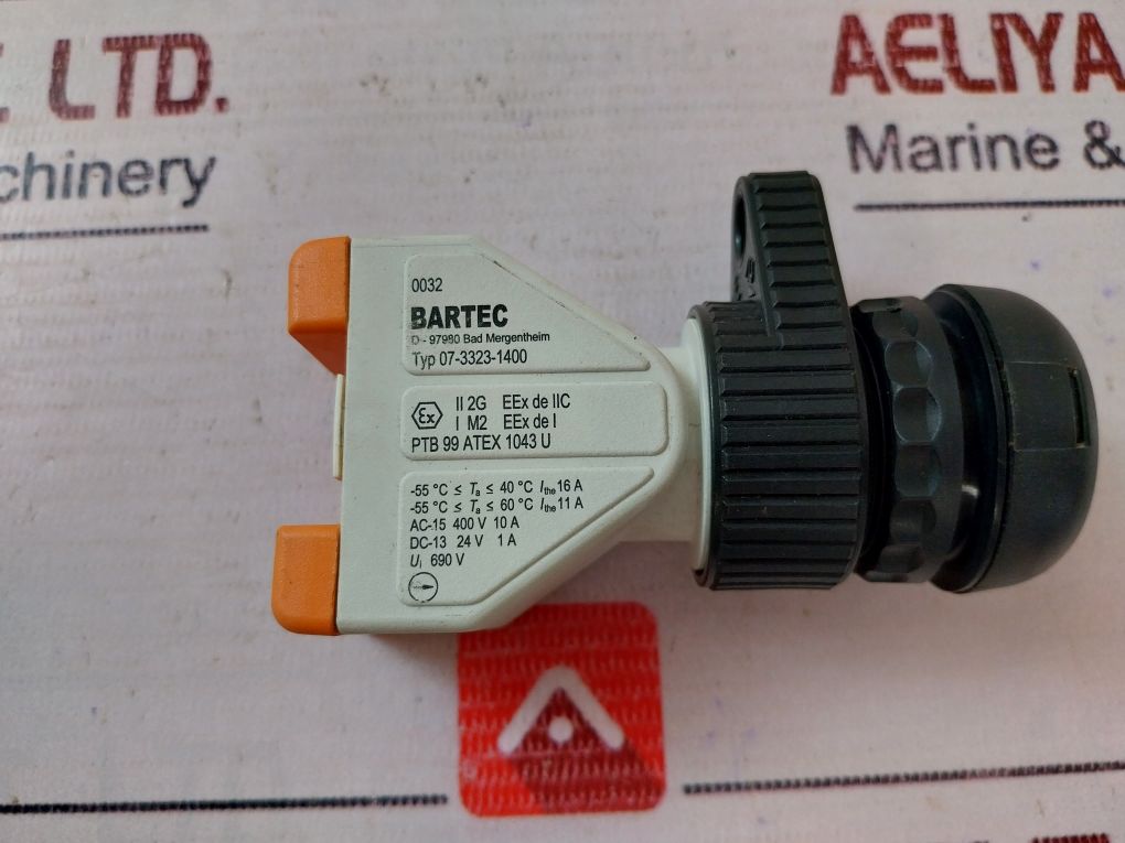 Bartec 07-3323-1400 Panel-mounted Switch Module Ac-15 400V 10A