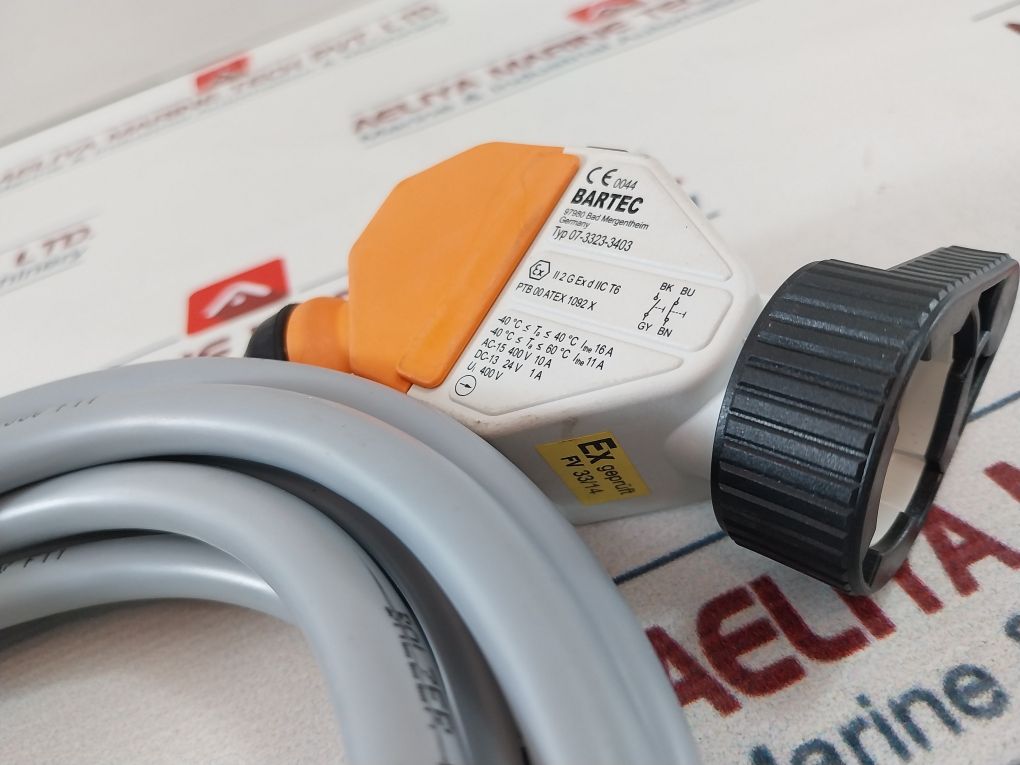 Bartec 07-3323-3403 Switch Module With Cable Ac-15 400V 10A