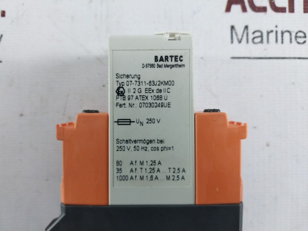 Bartec 07-7311-63J2Km00 Relay