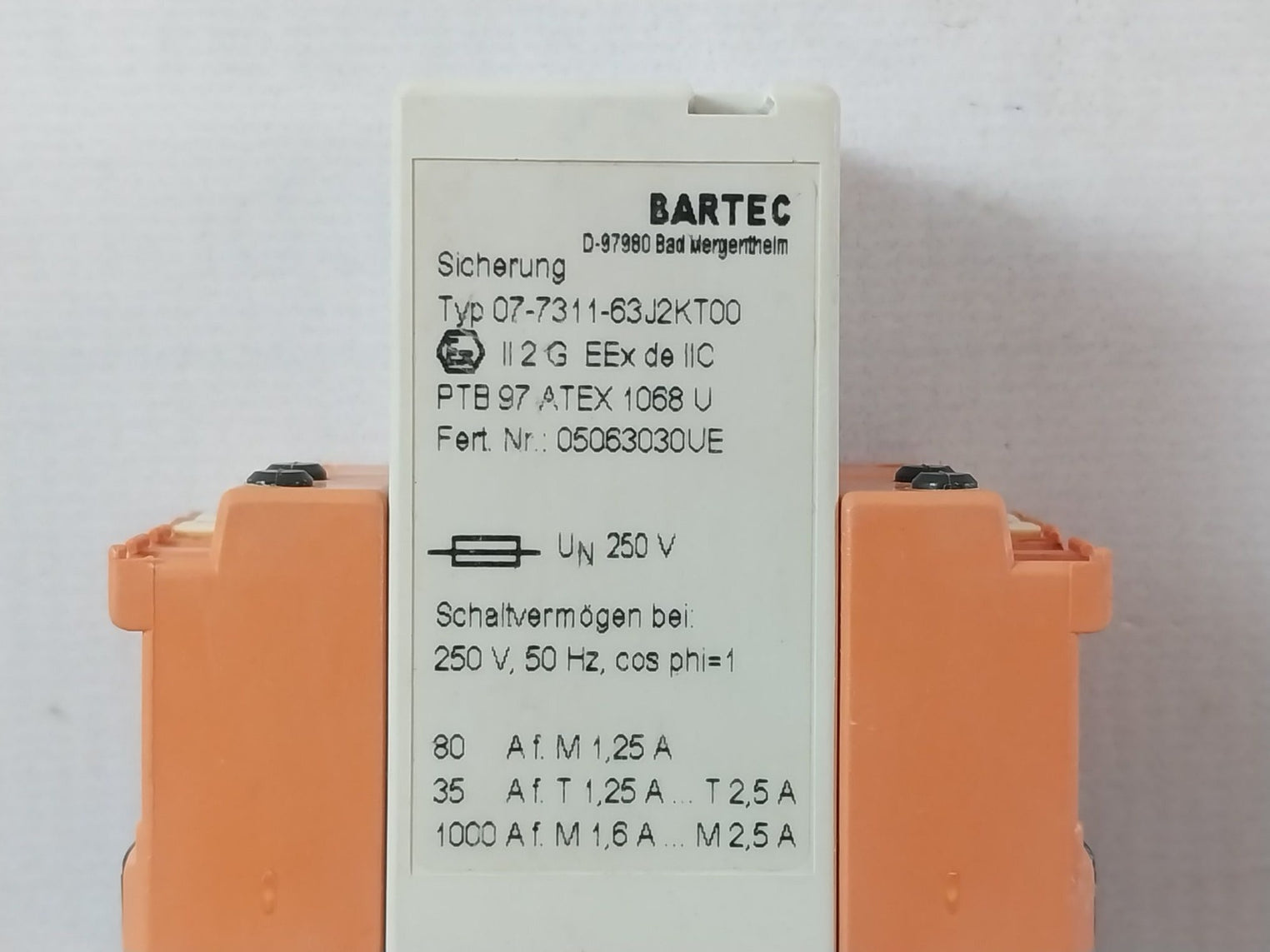 Bartec 07-7311-63J2Kt00 Relay