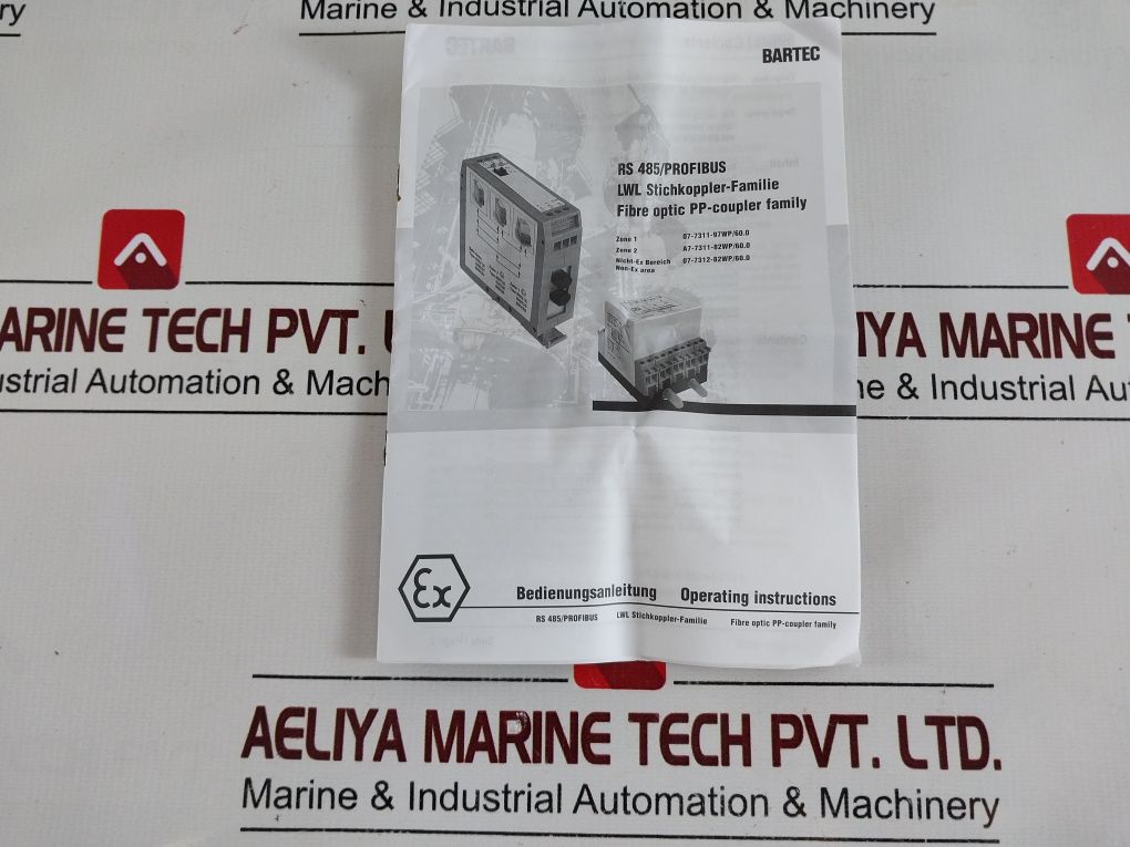 Bartec 07-7311-97Wp/6000 Rs485/Profibus Fibre Optic Coupler